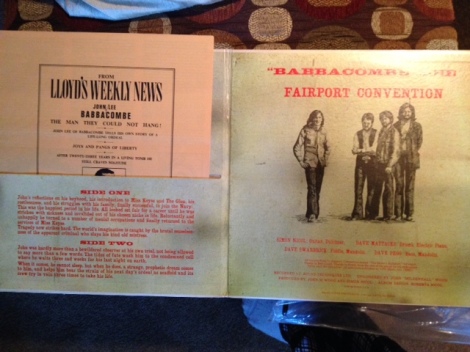 "Babbacombe" Lee came with some fancy packaging, including a fake newspaper. Ah, the heady days of vinyl!